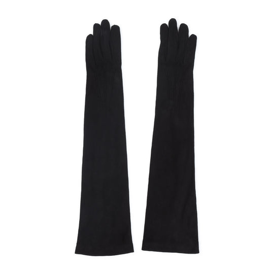 Black Lamb Leather Gloves