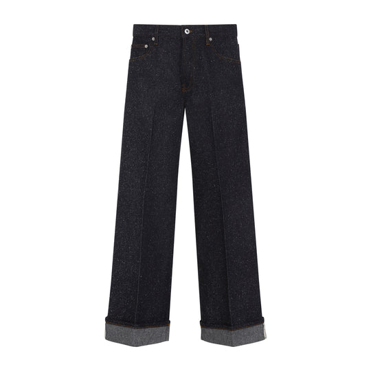 Indigo Cotton Pants
