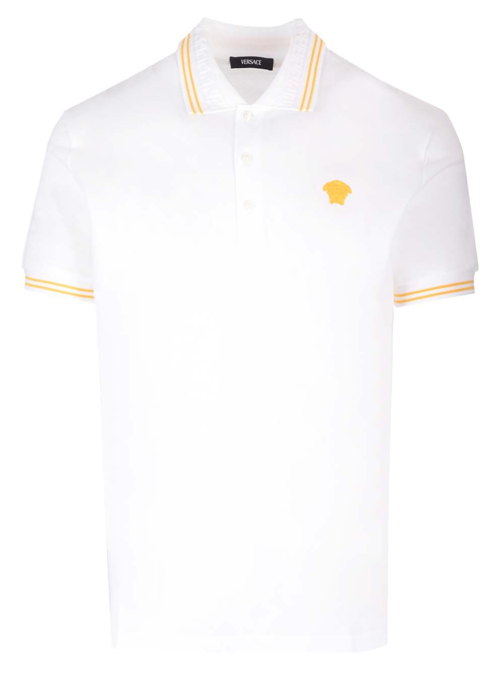 Versace Medusa Polo shirt - Bianco | 0084f6bc4f71d50183faf14f79d4805b65d775f3