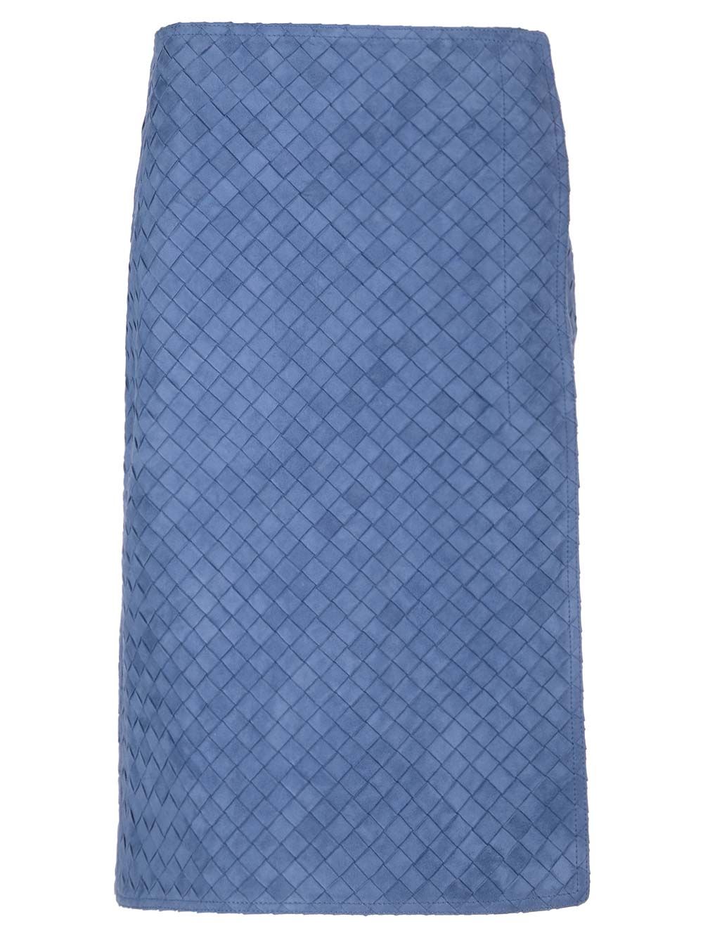 Bottega Veneta Leather Pencil Skirt Shirts - Light blue | 2ec0693fa728769d3b22bb8428b3045c23d8059c