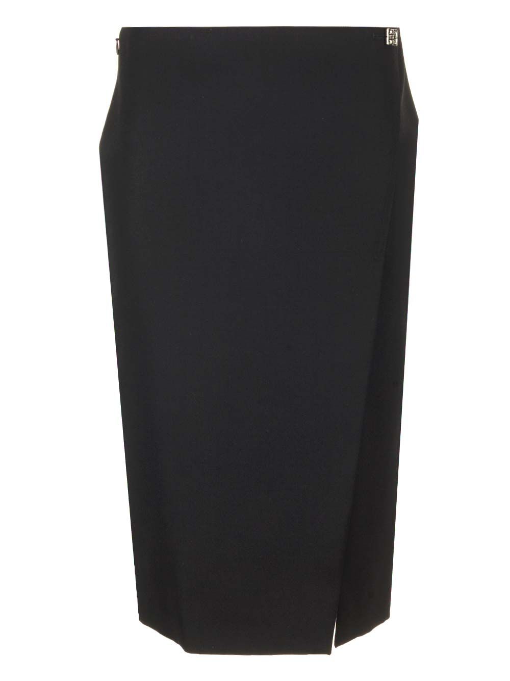Givenchy Wool Midi Skirt Gonne - Nero | 4e9618153c22cc172629ca5a81625dc45e120e66