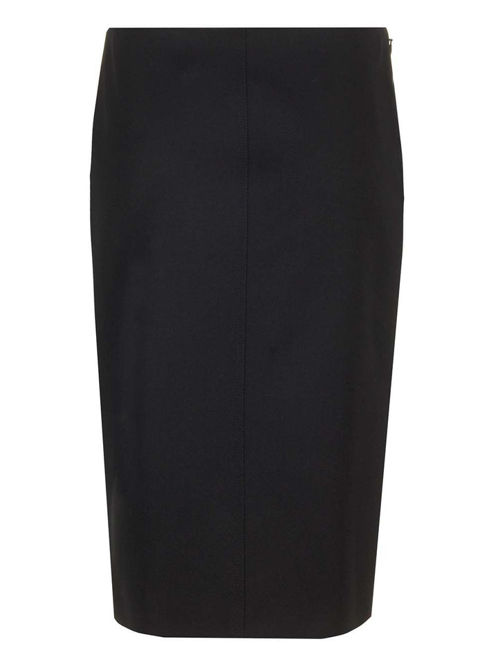 Givenchy Wool Midi Skirt Gonne - Nero | 0e316b86327a227d3e959ce5b6b1def28e4c4a3f