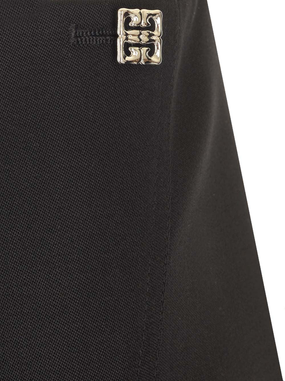 Givenchy Wool Midi Skirt Gonne - Nero | 472382dbddd45387dd56db36f92da1ffff17602f