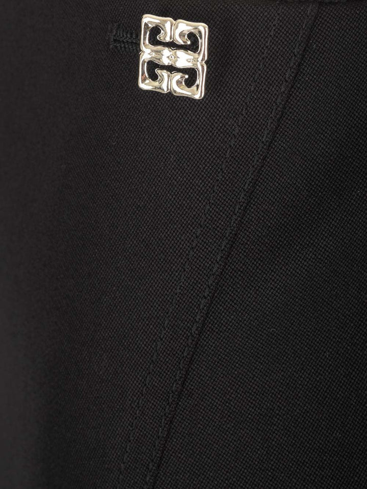 Givenchy Wool Midi Skirt Gonne - Nero | d7ebb0af184016e9f282ff445e6457ff0e08225d