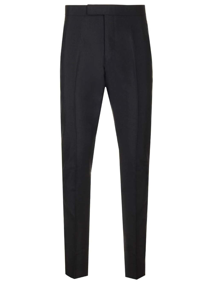 Thom Browne Skinny Trousers - Nero | 200541f6286404dd7ff72897e3125c4c1e460230