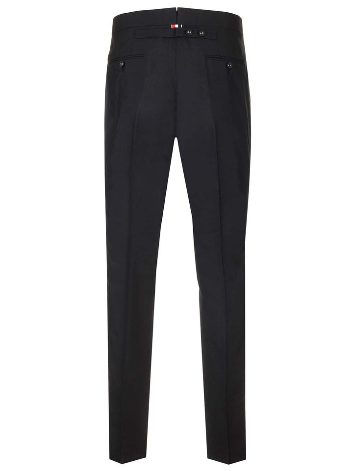 Thom Browne Skinny Trousers - Nero | f6f282d1f4eb59fb8a6b9d08f65e772fa5ba9ca0