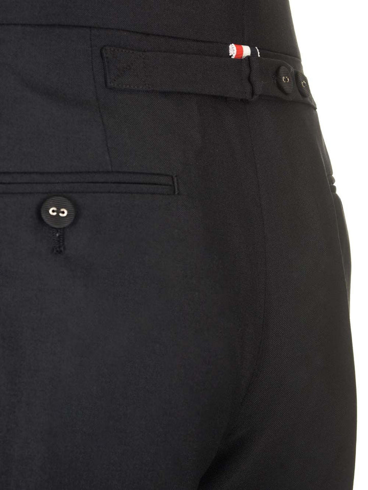 Thom Browne Skinny Trousers - Nero | ca7f10e9652f21738f79a2cdb93a94db7b65b3f1