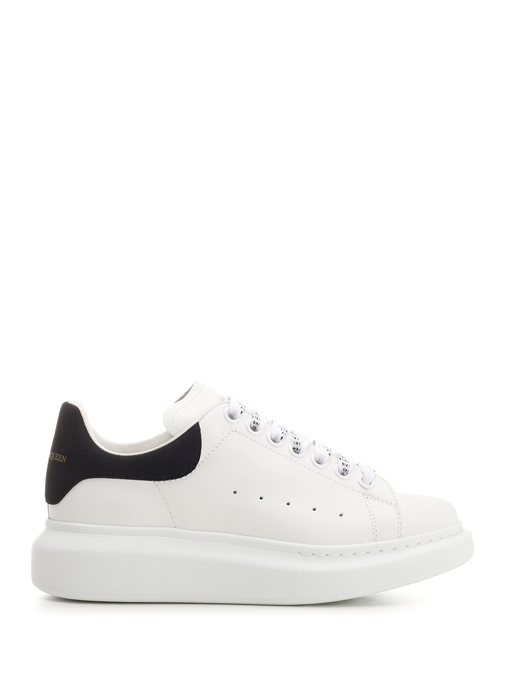 Mcqueen Oversized  With Black Heel Sneakers - Bianco | e229a42263561dd9bc6394ca22c74fd669692d0e