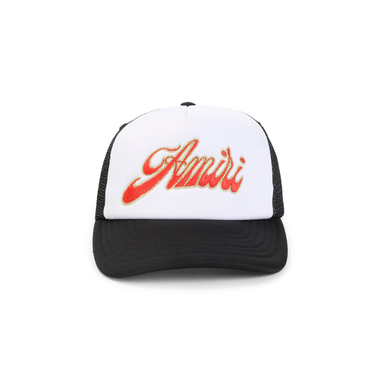 Black Groovy Trucker Polyester Hat