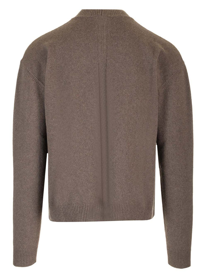 Rick Owens Turtleneck Sweater Knitwear - Beige | a14c4e999fd092a20d83ba41820ad9d1e795525f