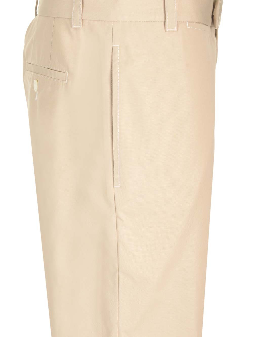 Thom Browne Typewriter Cloth Trousers - Beige | f30c984fb07d11352c91cd084649ba7f76471a2e