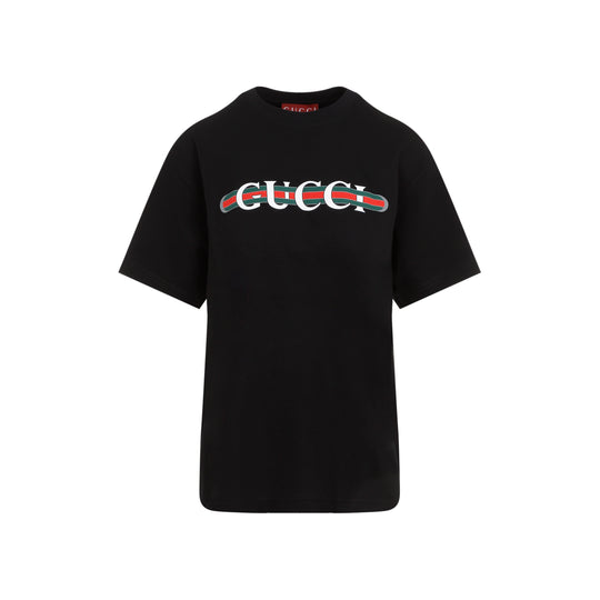 Black Ancora G Loved Cotton T-Shirt