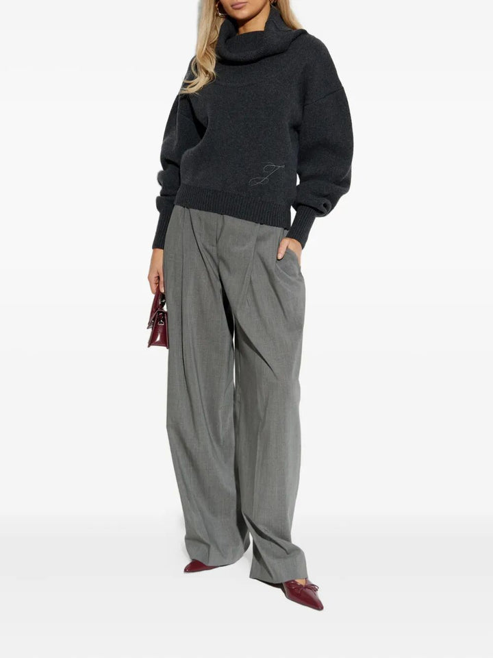 Jacquemus Turtle neck - Grey | 10d8d3f34e1e3bbd9e3762e72563ad89edfbeeea