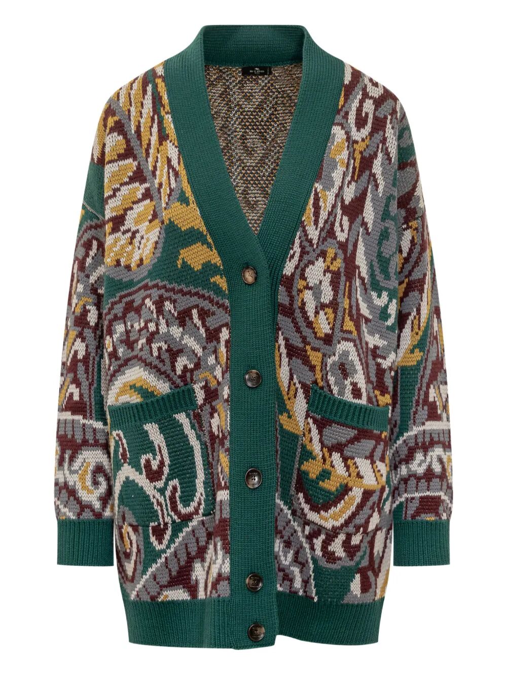 Etro Cardigan - Verde | 5aad571f10eb46affd3243d7c620ea0f325a229c