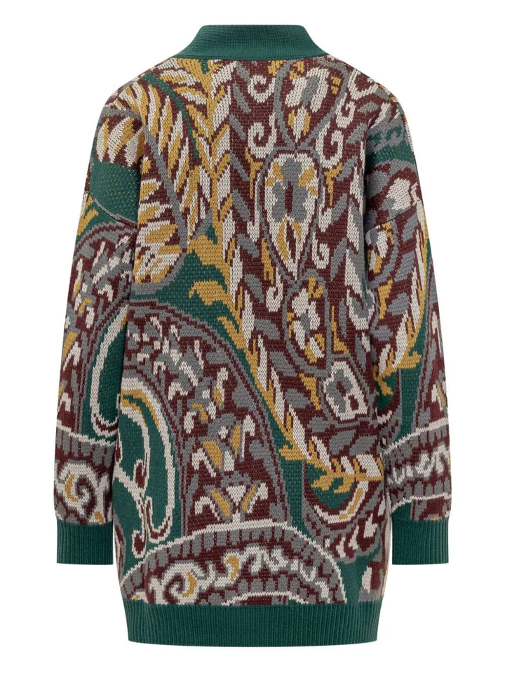 Etro Cardigan - Verde | 85e77251cfa71113d32b1ca030472063323eccc2
