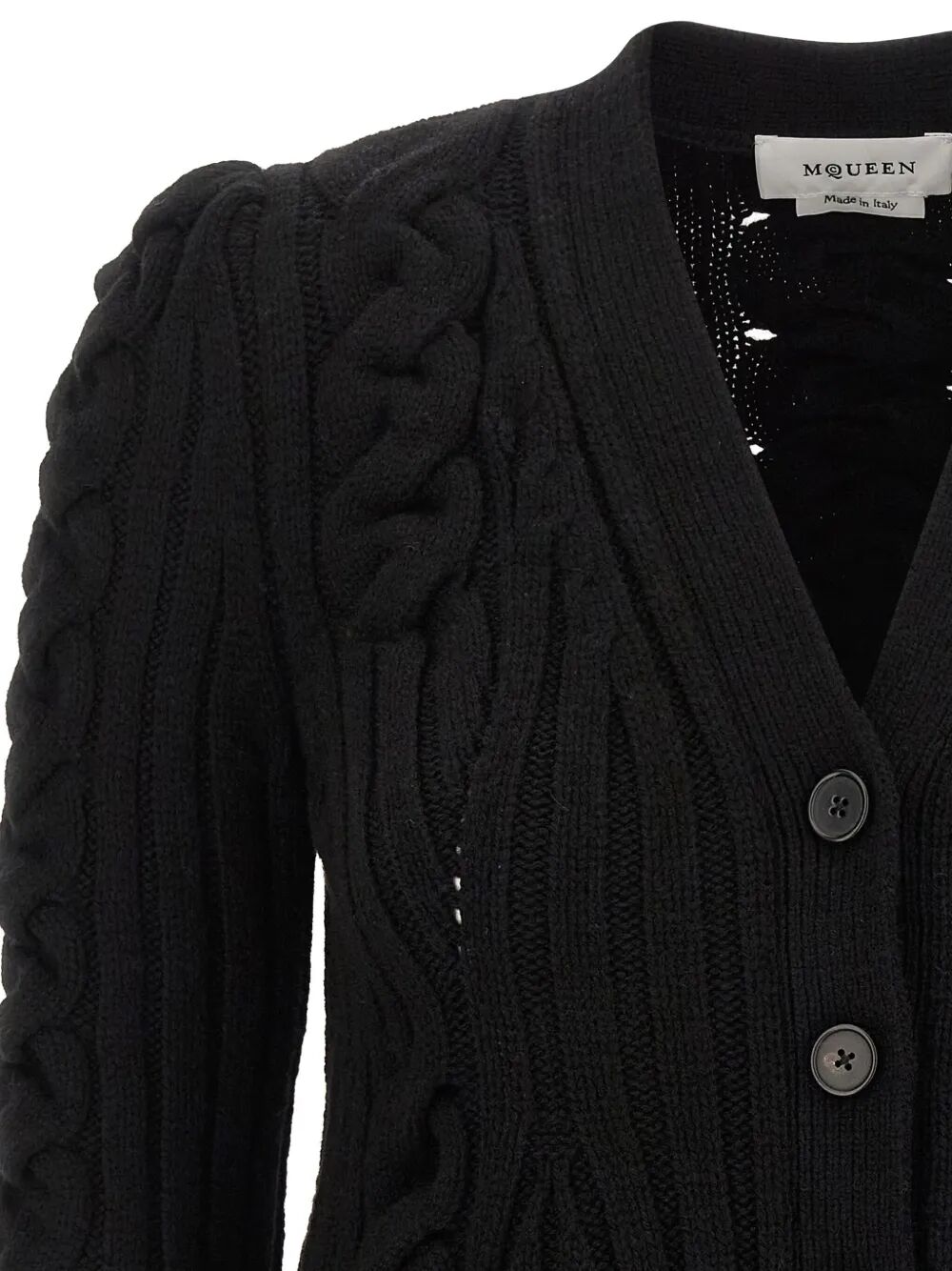 Alexander Mcqueen Cardigan - Nero | 45dedcb0a3859bcdb7d60aeca43a8446c95717f7