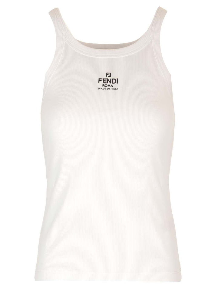 Fendi Cotton Top Top - Bianco | 8c820dfde22db70c5033b4b69167504dee256a97