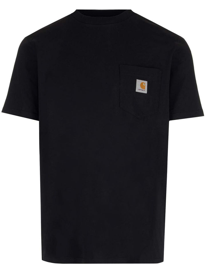 Carhartt Wip With Applied Pocket T-Shirt - Nero | f733bf468a2f454ef16d656ae508c3f86fd55eba