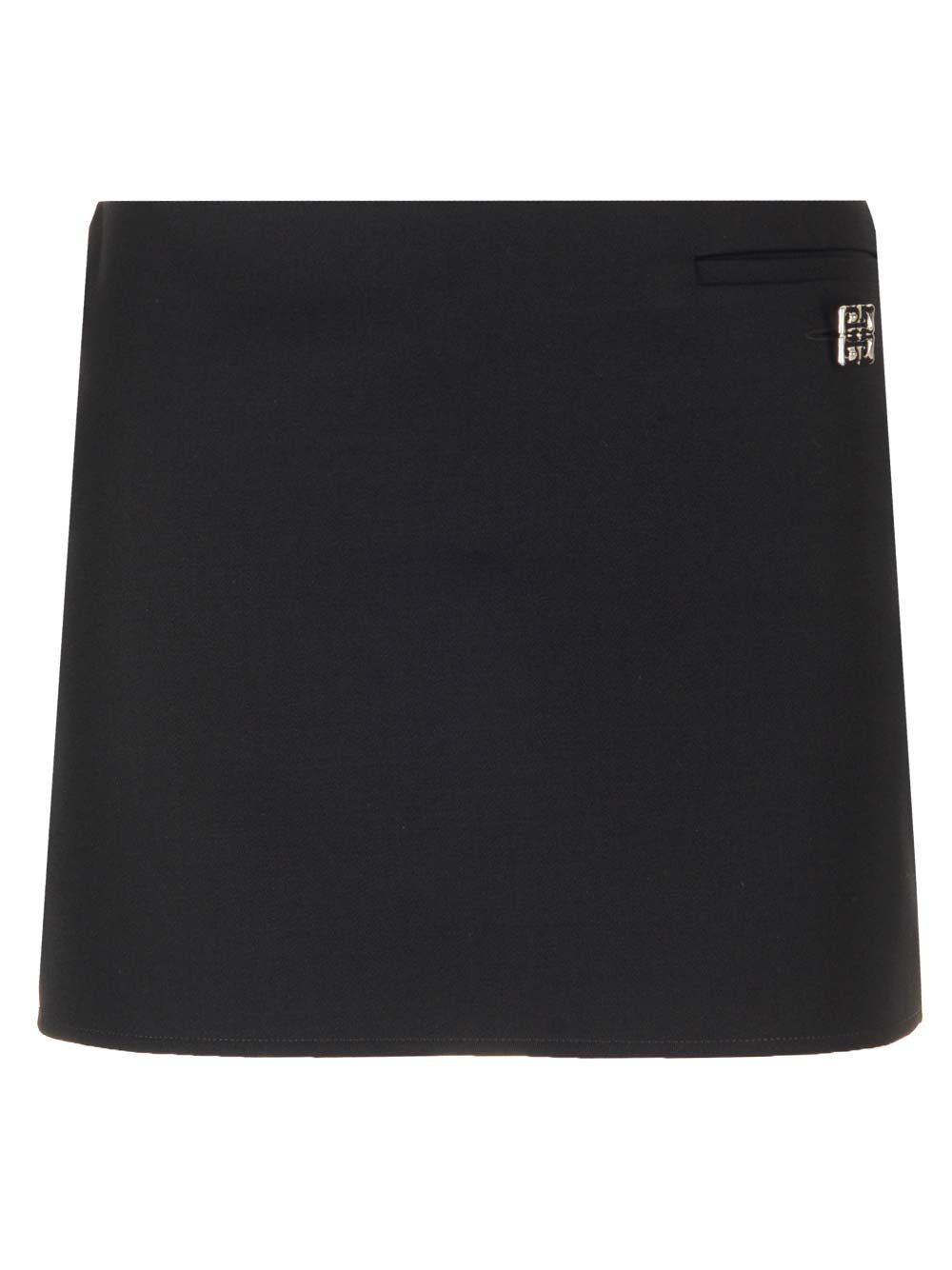 Givenchy Wool Mini Skirt Gonne - Nero | b844c94d2b8153772e20e6812c13fbd520bc00f9