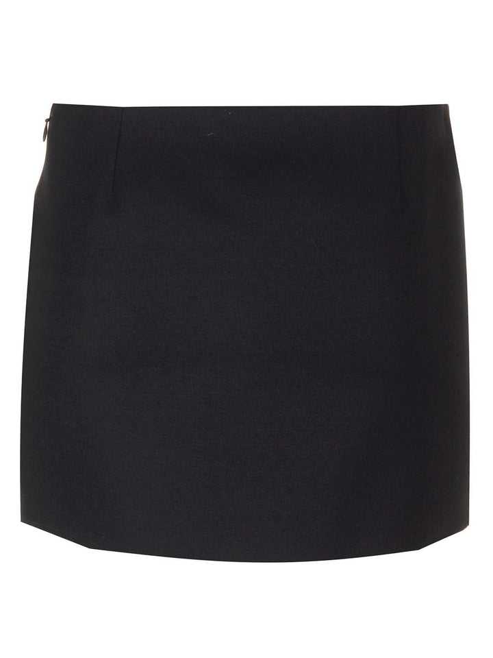 Givenchy Wool Mini Skirt Gonne - Nero | fd4e95e6b23a66f7ad5542f17775b608ad90784a