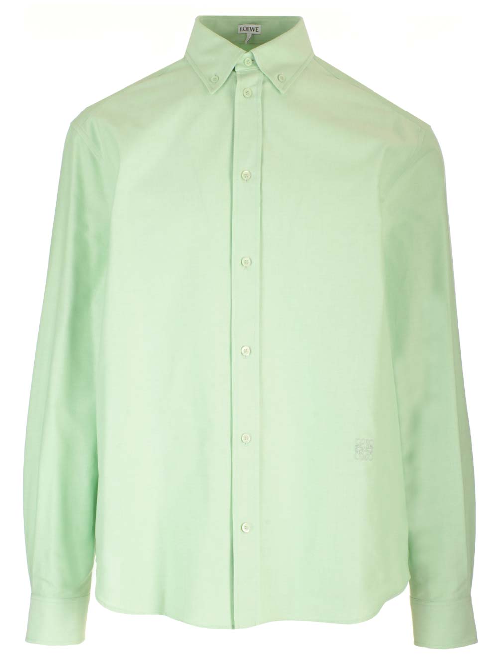 Loewe Cotton Shirt Shirts - Verde | 5f88e71037d61b10b73af9032f5b67d9ba2b36e5