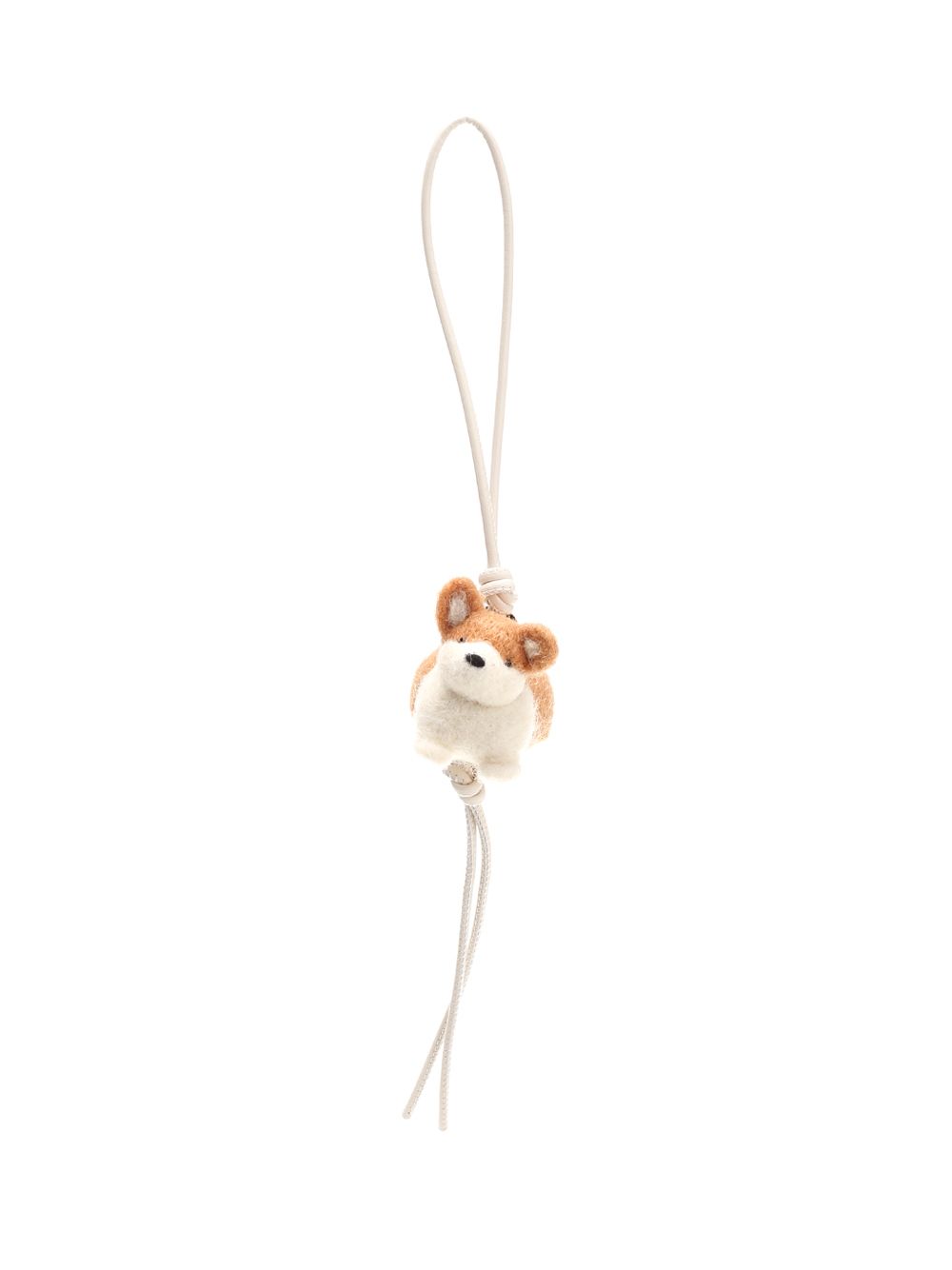 Loewe Corgi Keyrings - Bianco | 4e95425462f73c3684ab960205d53a03e6063a3a