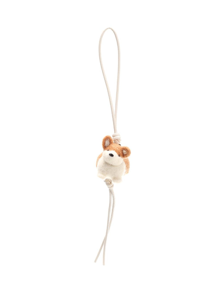 Loewe Corgi Keyrings - Bianco | 4e95425462f73c3684ab960205d53a03e6063a3a