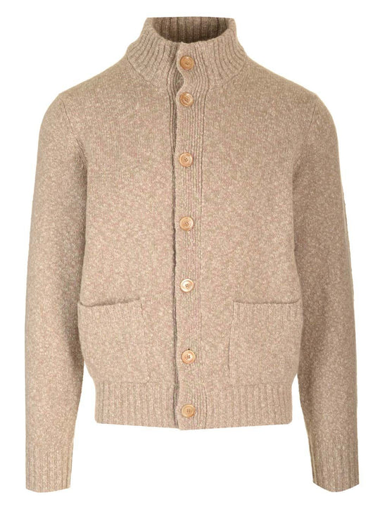 Wool Cardigan Giacche Beige