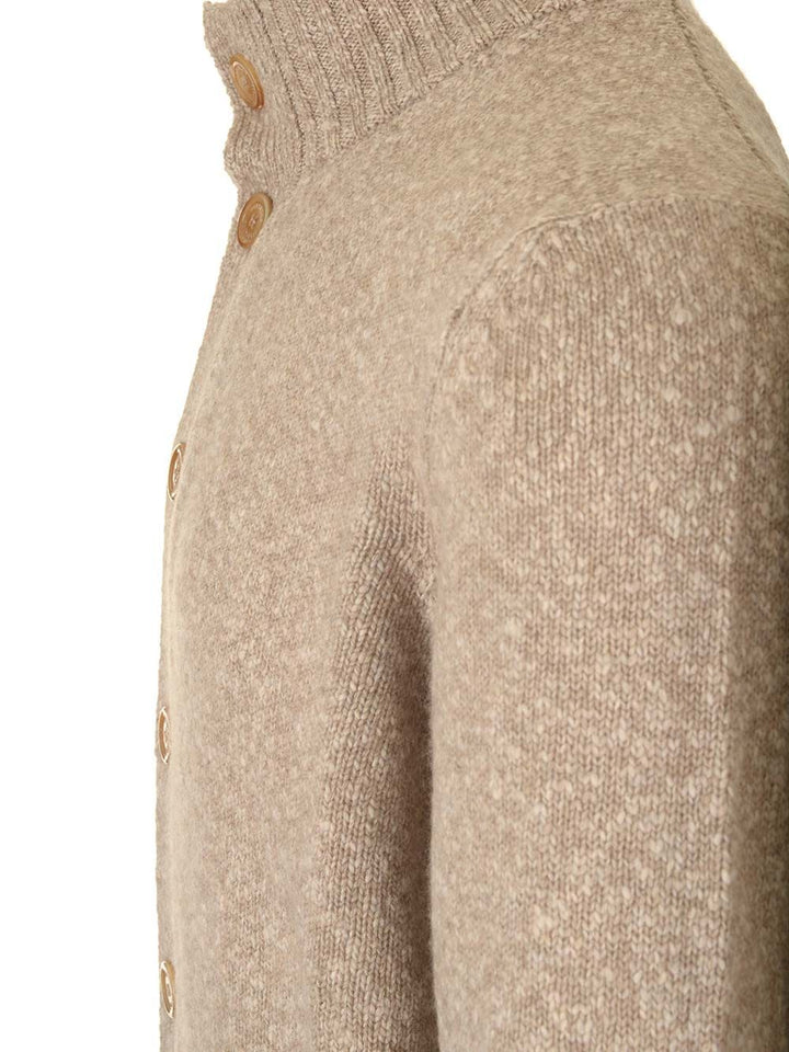 Brunello Cucinelli Wool Cardigan Giacche - Beige | 228ebb64d9dafdfd5f164850bf25cb2631b6ec44