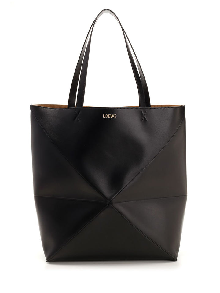 Loewe Puzzle Fold Handbags - Nero | 87182b2323b60aaf7ec428682eccd4e7e2925251