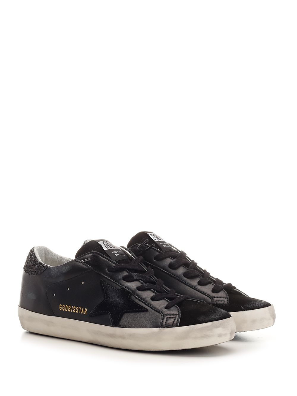 Golden Goose Deluxe Brand Super-Star Sneakers - Nero | 92f80fbd6fb959f5fedbfeca7b85c5272f262927