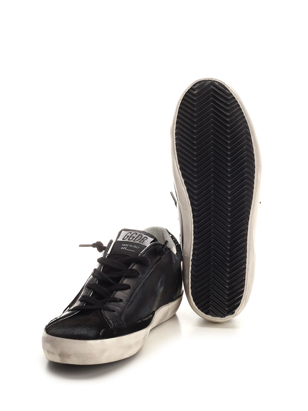 Golden Goose Deluxe Brand Super-Star Sneakers - Nero | 1d9a6f07840f237fc37a2eed6546e9b5312c7b4c