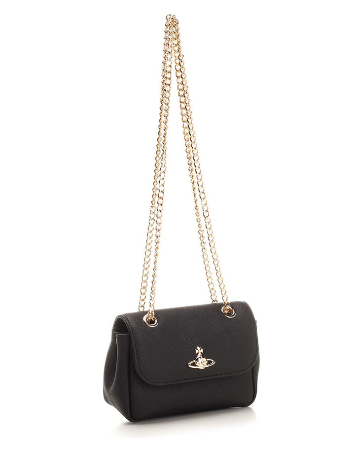 Vivienne Westwood Purse Chain Handbags - Nero | 0704ac33646ea85671bac29f70625df097311144
