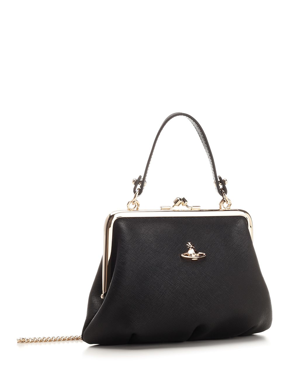 Vivienne Westwood Granny Frame Handbags - Nero | d78aded21b57d2fbd92293330ad784db5313387b