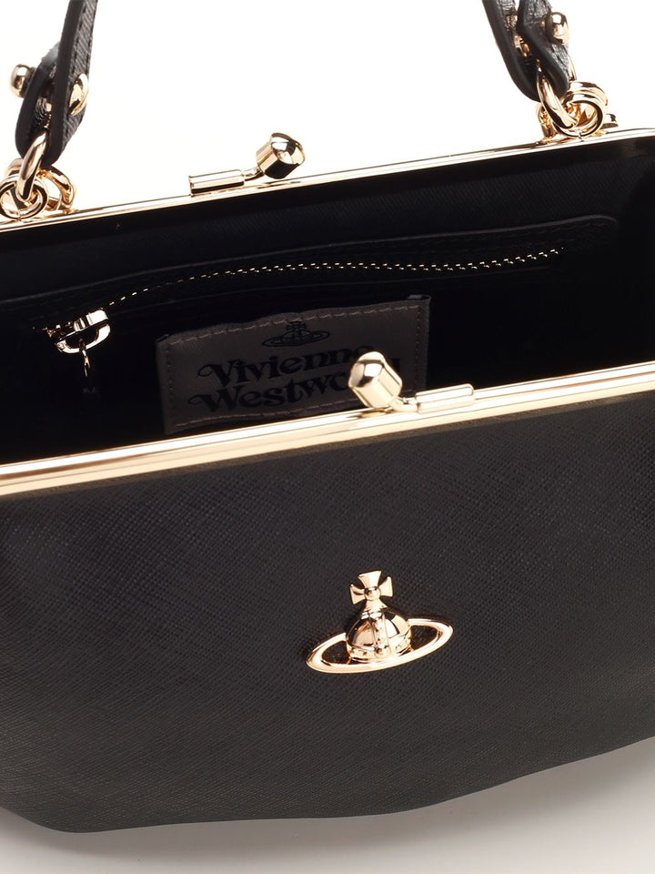 Vivienne Westwood Granny Frame Handbags - Nero | 7ce09ea0777e025ae06aa6def4e673b6f46ba1d1