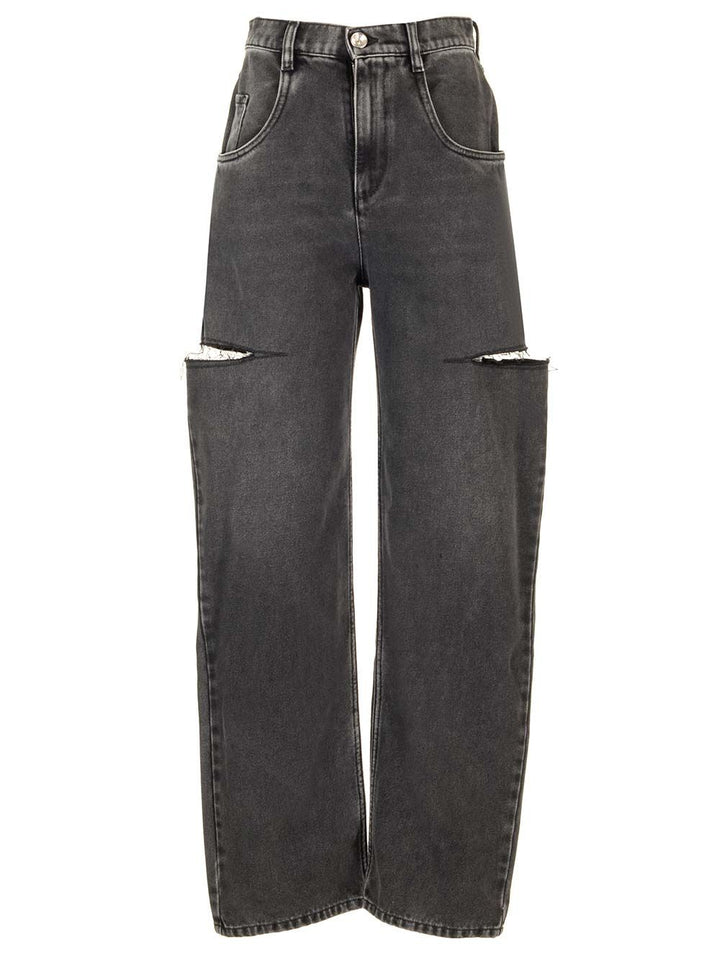 Maison Margiela Cut Off Jeans - Nero | 1474a0dc797909d0137646a1ff77cb32705ca89a