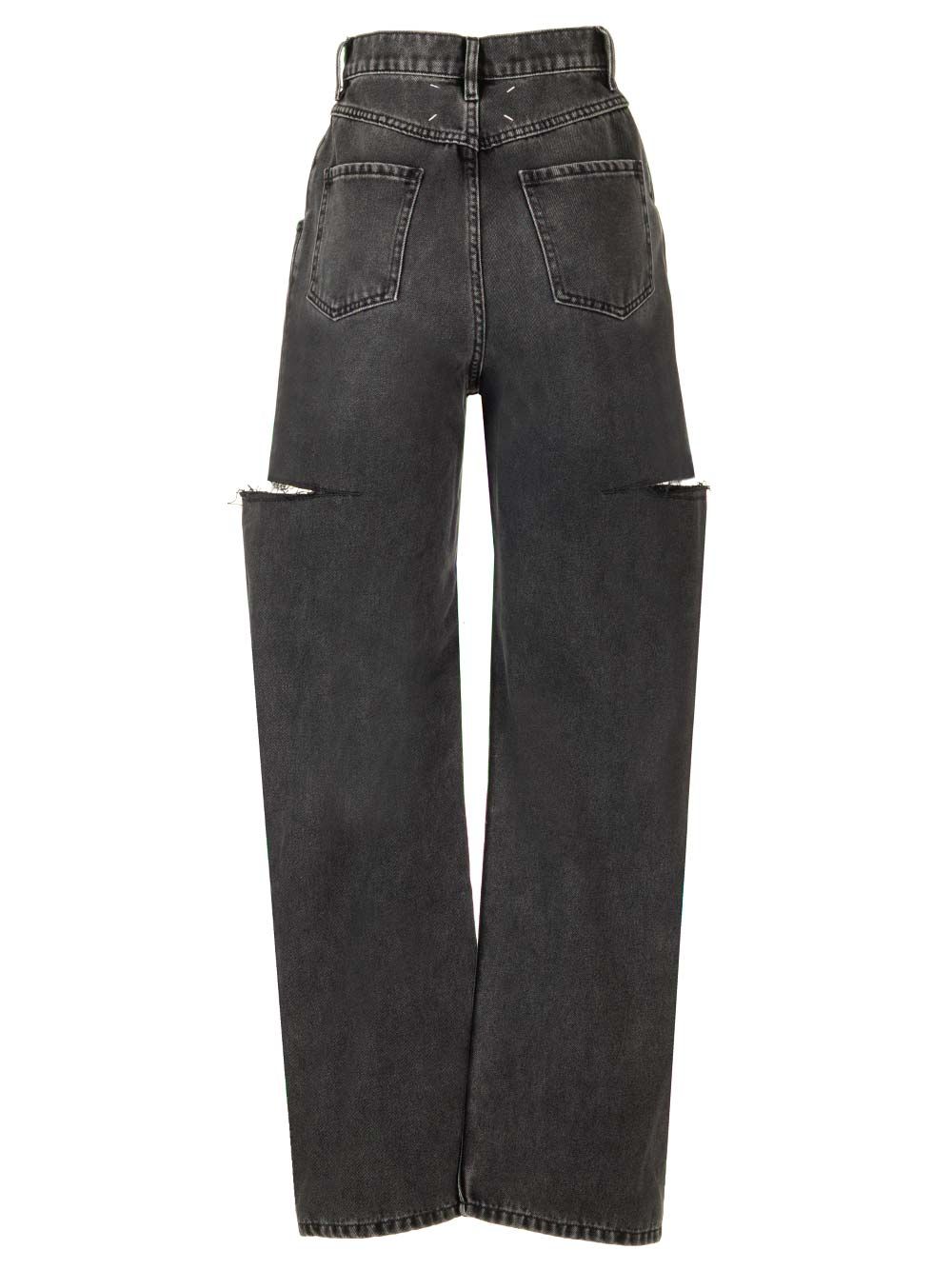 Maison Margiela Cut Off Jeans - Nero | 00cd27703e9546355edac91f6a73ec9eba548e92