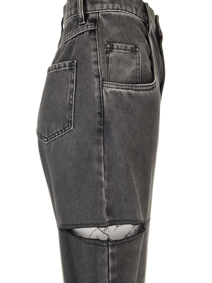 Maison Margiela Cut Off Jeans - Nero | 09f938abfab5b48175007c0db58a954c91619499