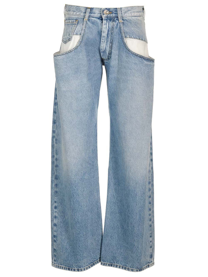 Maison Margiela Straight Leg Jeans - Blu | 631808b7b7ddc7368080d85fc0362ea4f8e6c8ed