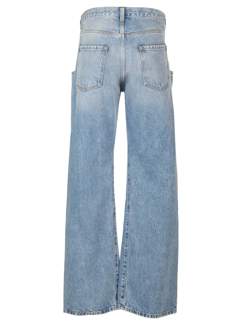 Maison Margiela Straight Leg Jeans - Blu | 8434aaa205049129ec2e232b0ce69201adad1e27