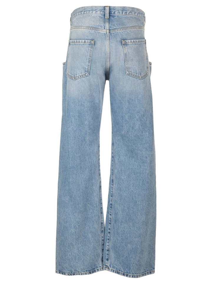 Maison Margiela Straight Leg Jeans - Blu | 8434aaa205049129ec2e232b0ce69201adad1e27