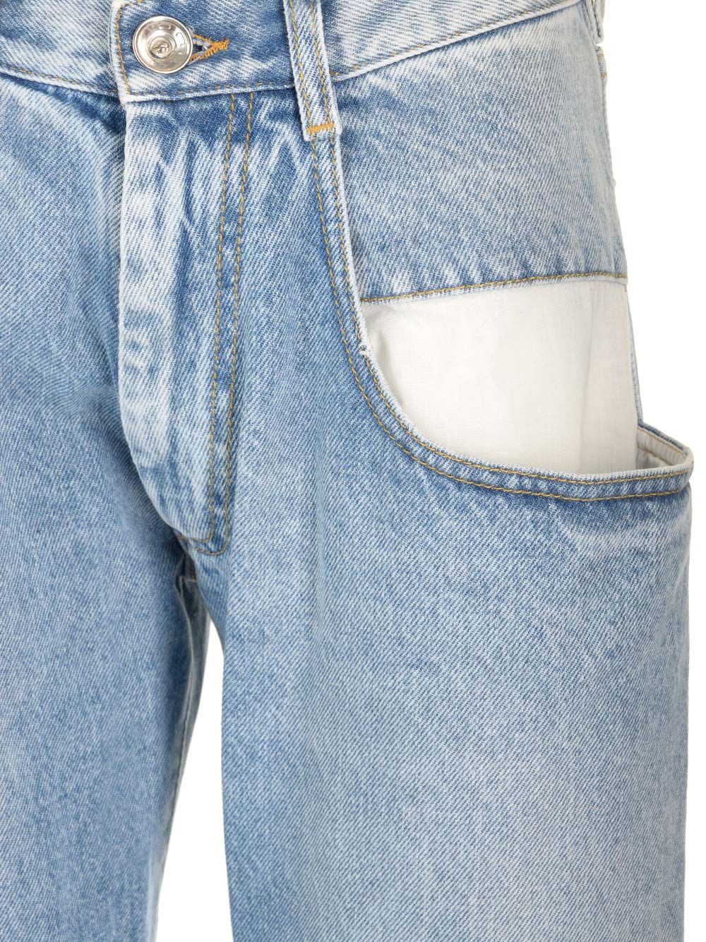 Maison Margiela Straight Leg Jeans - Blu | 675ee85adcc77eeb4838cca17de145208e1454f1