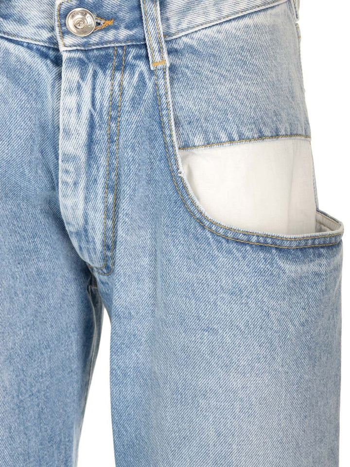 Maison Margiela Straight Leg Jeans - Blu | 675ee85adcc77eeb4838cca17de145208e1454f1