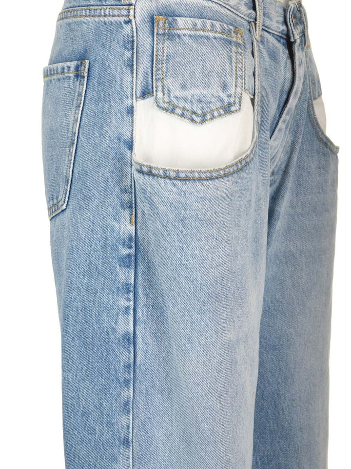 Maison Margiela Straight Leg Jeans - Blu | 46eac122252999478d16c32df0c5d7ecefdac126