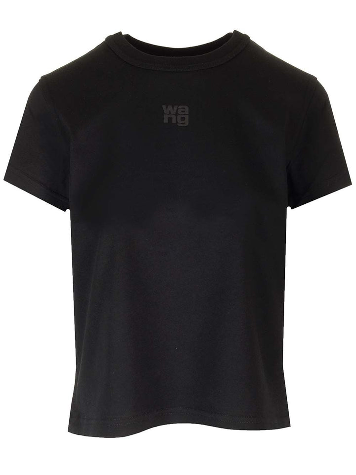 Alexander Wang Puff Logo T-Shirt - Nero | 655c4ad5df3b0c617e6df867b62817aa59bf462d