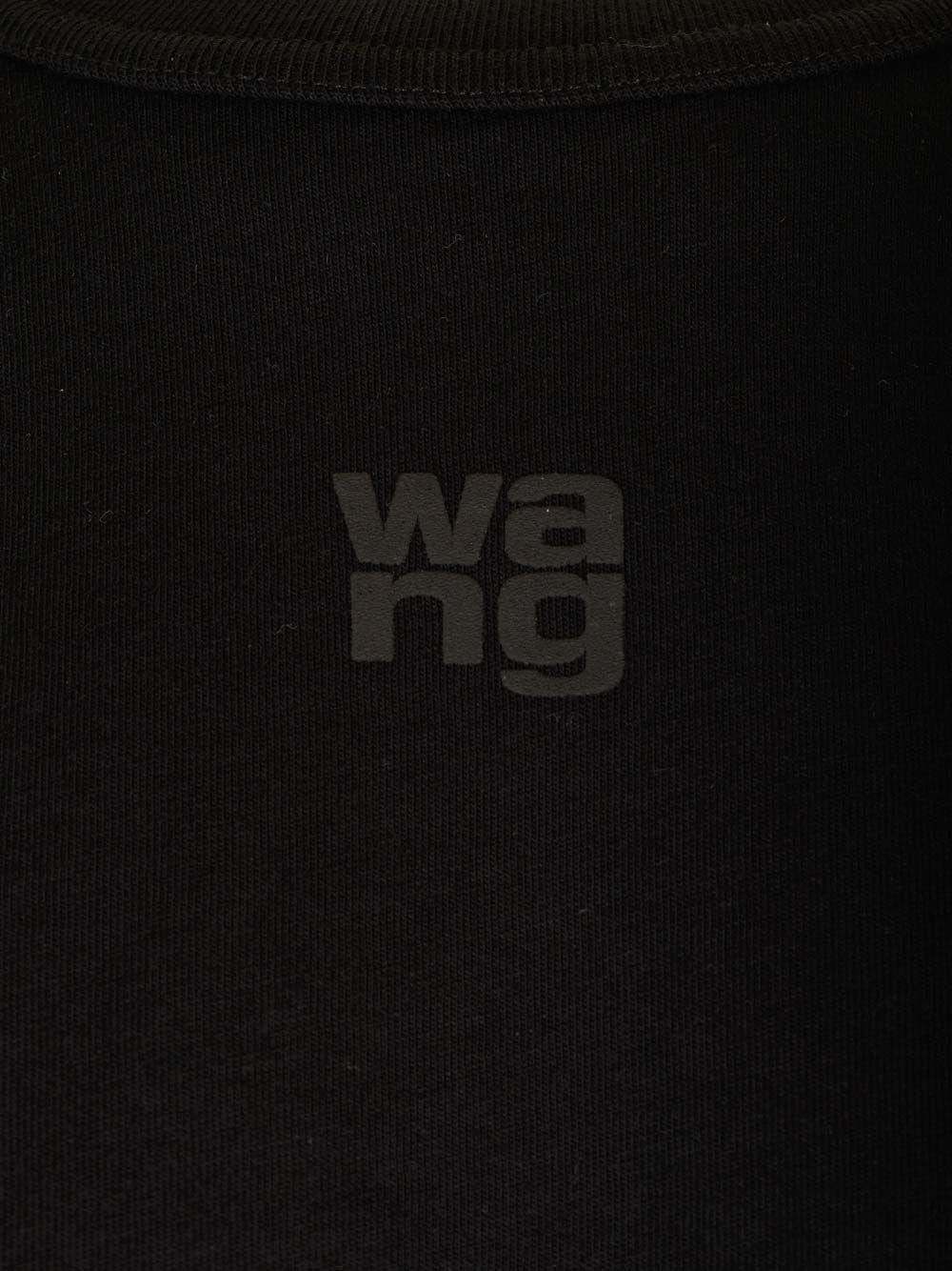 Alexander Wang Puff Logo T-Shirt - Nero | 256583a72322848543ebf252159e4f37f4777b37