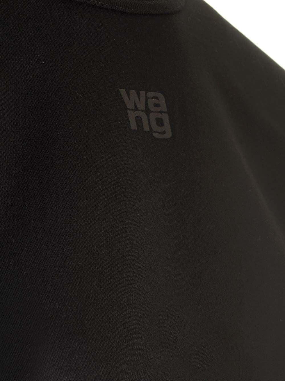 Alexander Wang Puff Logo T-Shirt - Nero | 689f62c4e60a20ebb73a6fe1646ebc19009b1a8a