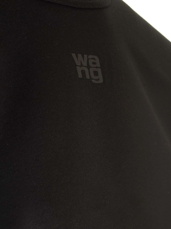 Alexander Wang Puff Logo T-Shirt - Nero | 689f62c4e60a20ebb73a6fe1646ebc19009b1a8a
