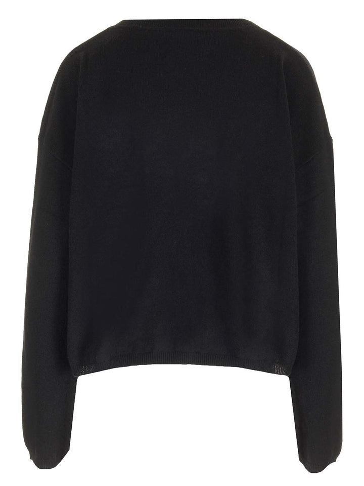 Lisa Yang Abby Cardigan Knitwear - Nero | 274d6508f95b529e91a181fe5968801ff7d9ffe9