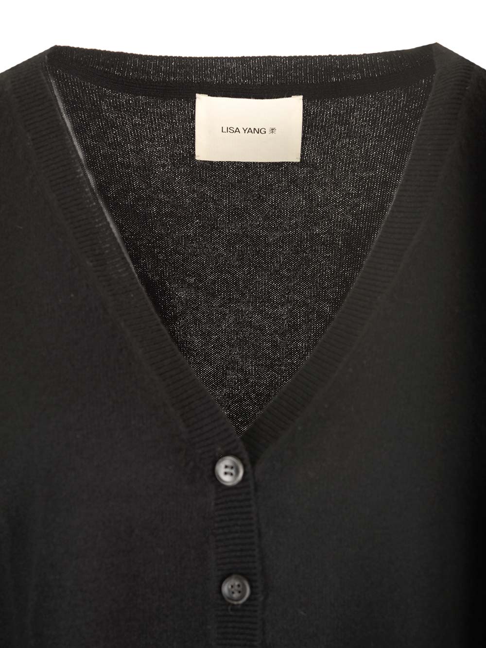 Lisa Yang Abby Cardigan Knitwear - Nero | a1eb99eada787964e431899366c8753c34b97c8b